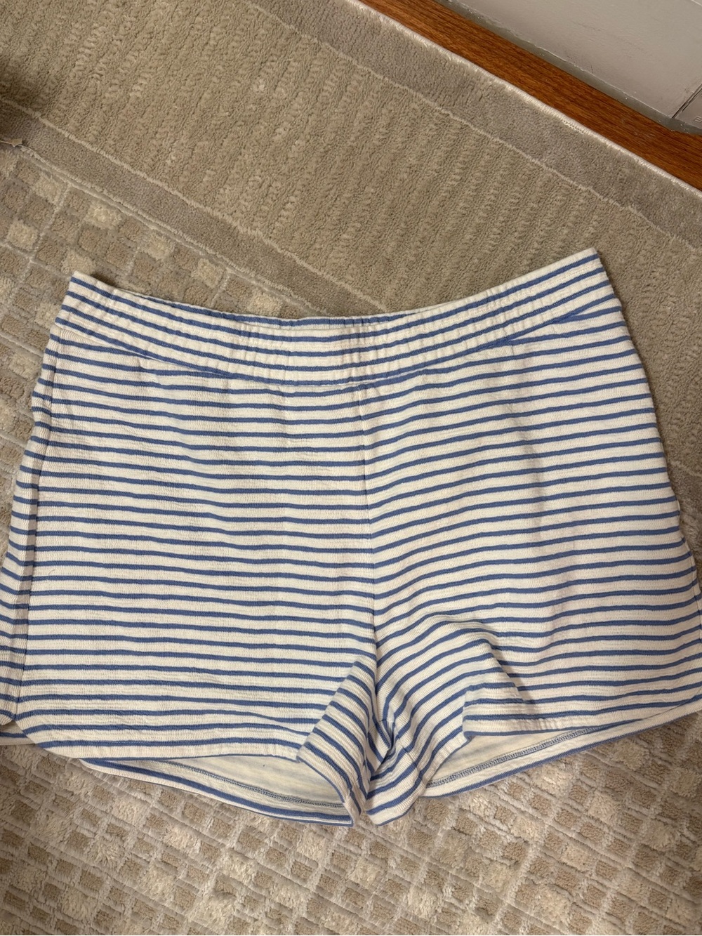 Jcrew Striped Terrycloth Shorts
